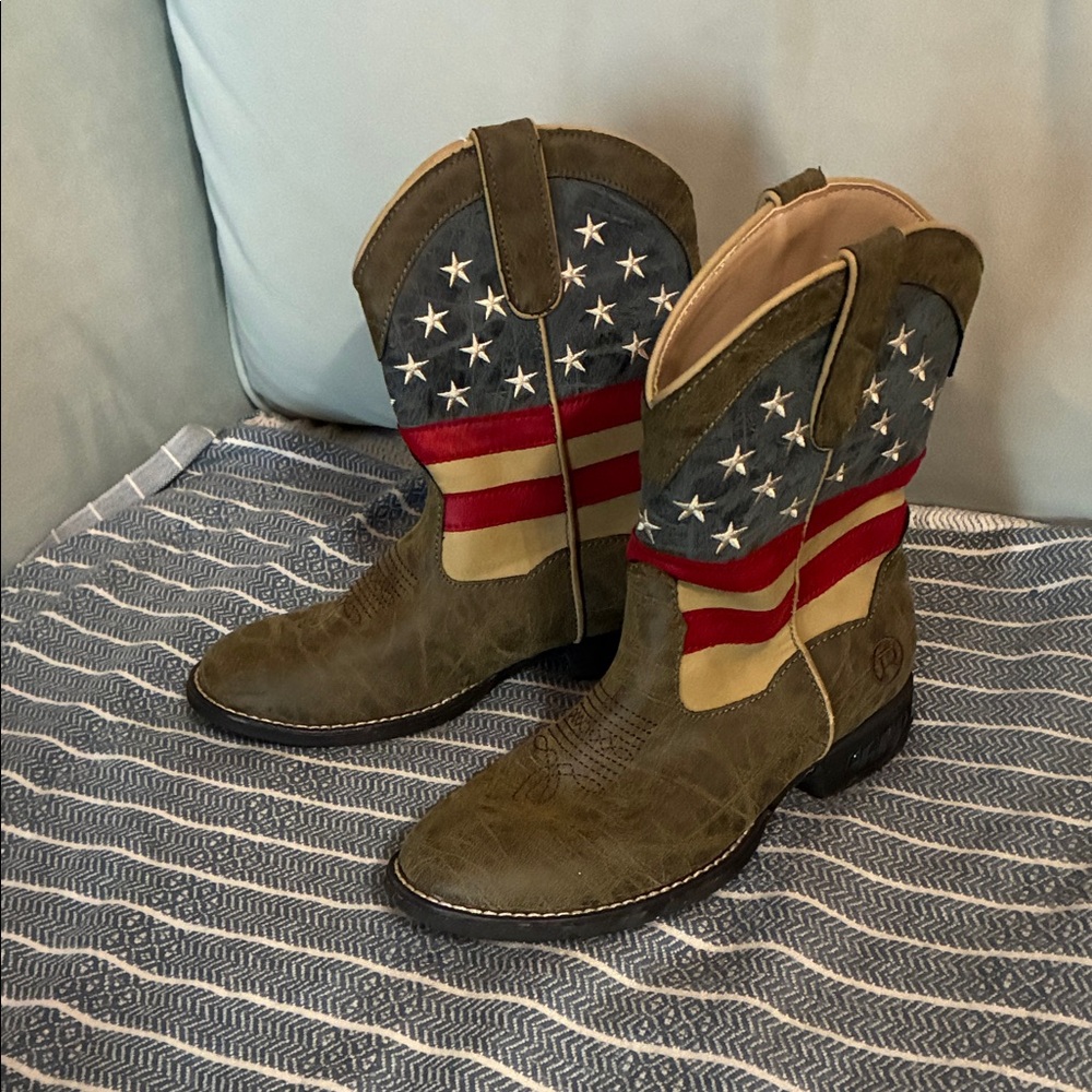 Roper Kids Light Up Cowboy Boots